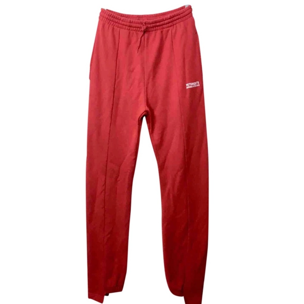 Vetements Red Sweatpants